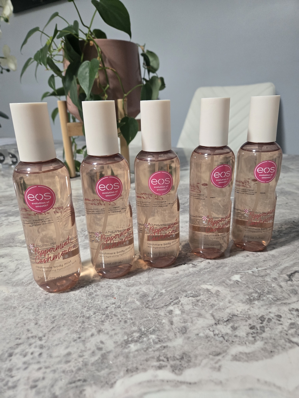 eos Cashmere Body Mist - Pale Pink Spray Bottles (Set of 5)